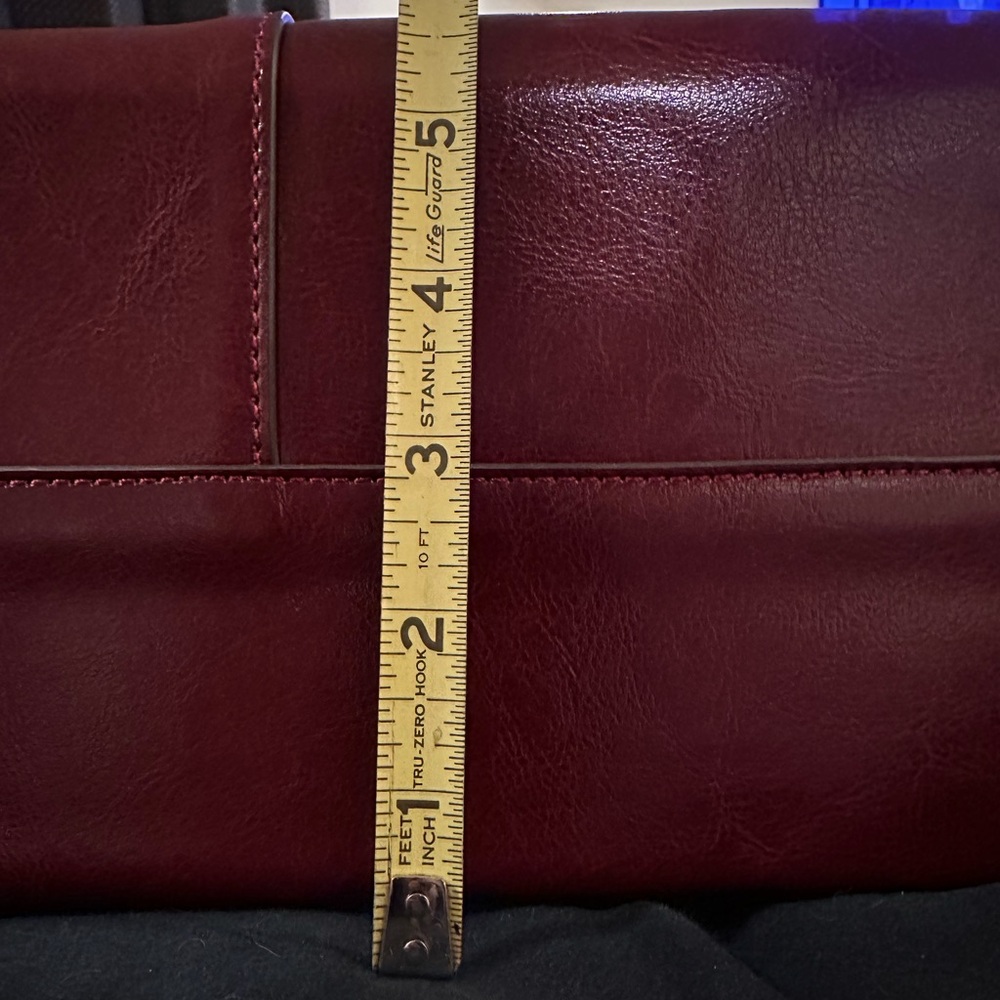 Elegant Burgundy Tote Bag - Picture 13 of 13